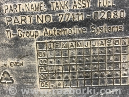 ФОТО Бак топливный пластик для Toyota Avensis T250 (02.2003-10.2009) Київ