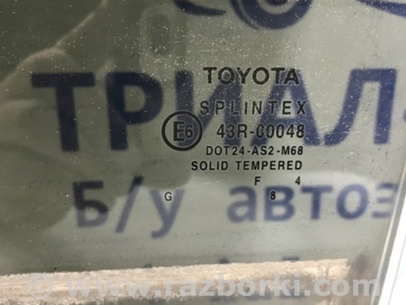 ФОТО Стекло двери заднее левое для Toyota Avensis T250 (02.2003-10.2009) Киев