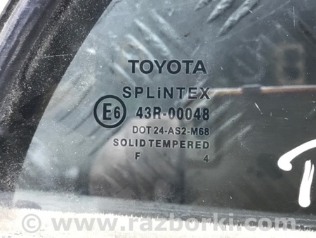 ФОТО Стекло двери задней правой (форточка) для Toyota Avensis T250 (02.2003-10.2009) Киев