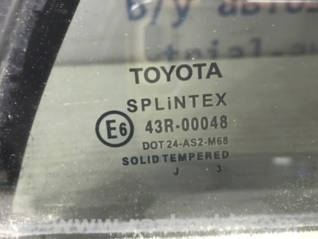 ФОТО Стекло двери задней правой (форточка) для Toyota Avensis T250 (02.2003-10.2009) Київ