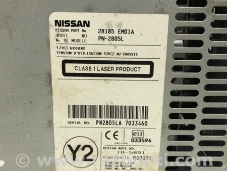 ФОТО магнитофон для Nissan Tiida/Versa C11 Киев