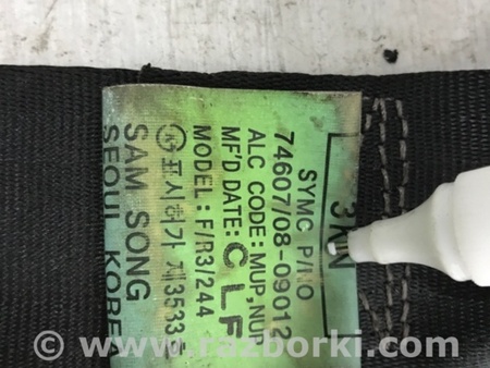 ФОТО Ремень безопасности передний правый для SsangYong Kyron Киев