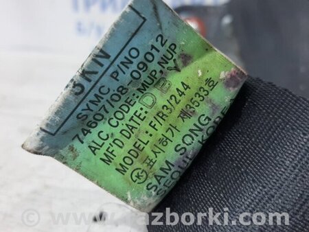 ФОТО Ремень безопасности передний правый для SsangYong Kyron Киев