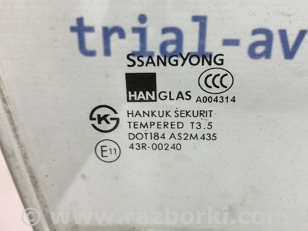 ФОТО Стекло двери переднее правое для SsangYong Kyron Киев