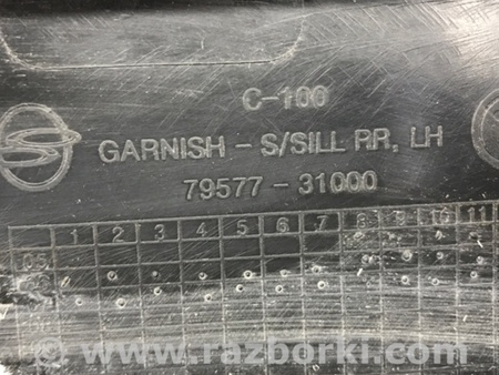 ФОТО Накладка порога внешняя левая для SsangYong Kyron Киев