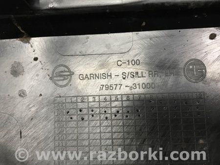 ФОТО Накладка порога внешняя левая для SsangYong Kyron Киев