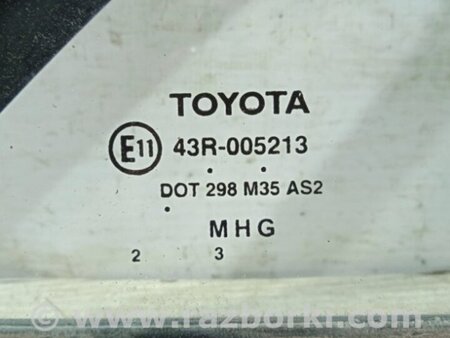 ФОТО Стекло двери задней правой (форточка) для Toyota Camry 40 XV40 (06-11) Київ