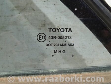 ФОТО Стекло двери задней левой (форточка) для Toyota Camry 40 XV40 (06-11) Київ