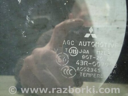 ФОТО Стекло двери задней левой (форточка) для Mitsubishi Lancer X 10 (08-17) Киев