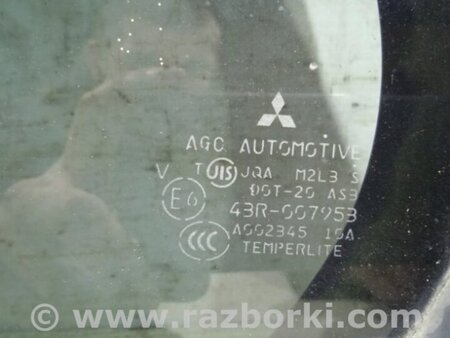 ФОТО Стекло двери задней левой (форточка) для Mitsubishi Lancer X 10 (08-17) Киев