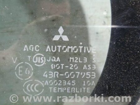 ФОТО Стекло двери задней левой (форточка) для Mitsubishi Lancer X 10 (08-17) Киев