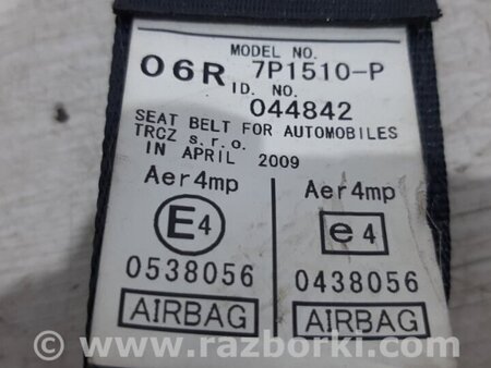 ФОТО Ремень безопасности передний правый для Toyota Avensis T270 (10.2008-12.2012) Киев