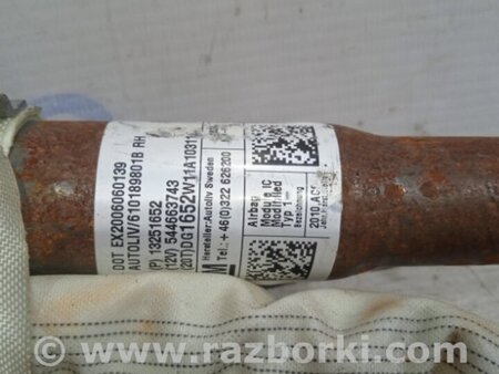 ФОТО Airbag потолка(шторка) правый для Chevrolet Cruze J300 (2008-2016) Киев