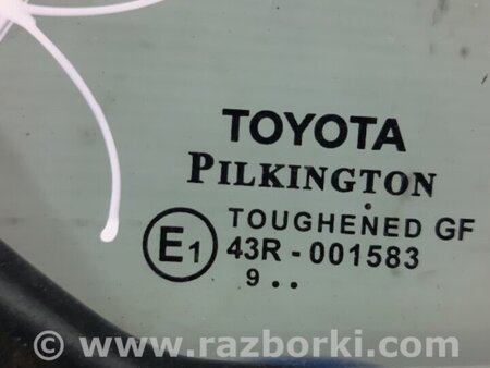 ФОТО Стекло двери задней правой (форточка) для Toyota Avensis T270 (10.2008-12.2012) Киев