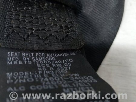 ФОТО Ремень безопасности передний правый для SsangYong Korando Киев