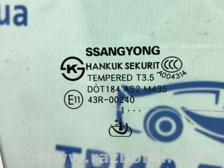 ФОТО Стекло двери переднее правое для SsangYong Korando Киев