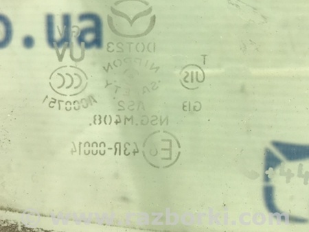 ФОТО Стекло двери переднее правое для Mazda 6 GJ (2012-2024) Київ