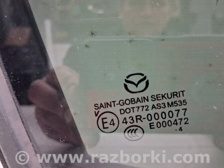ФОТО Стекло двери задней правой (форточка) для Mazda 3 BM/BN (2013-2019) (III) Киев
