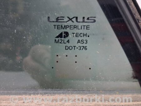 ФОТО Стекло двери задней левой (форточка) для Lexus RX350 Киев