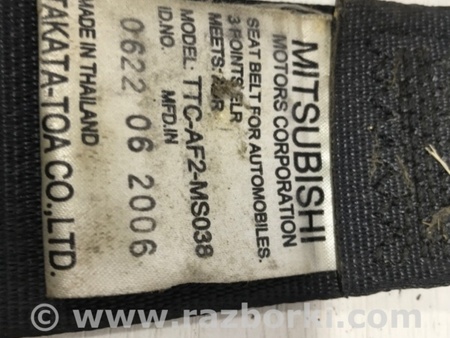 ФОТО Ремень безопасности передний левый для Mitsubishi L200 (06-14) Киев