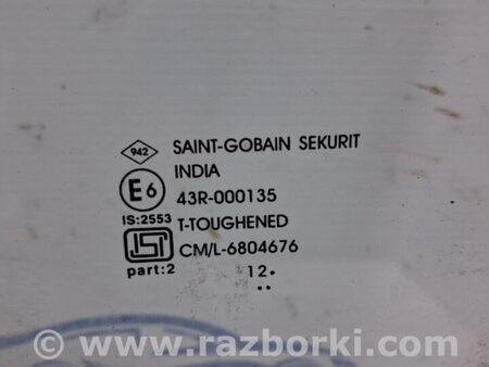 ФОТО Стекло двери заднее левое для Dacia Duster Киев