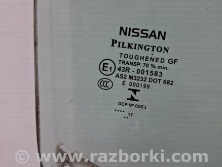 ФОТО Стекло двери заднее правое для Nissan Qashqai/Roque Sport (2014-2017) Киев