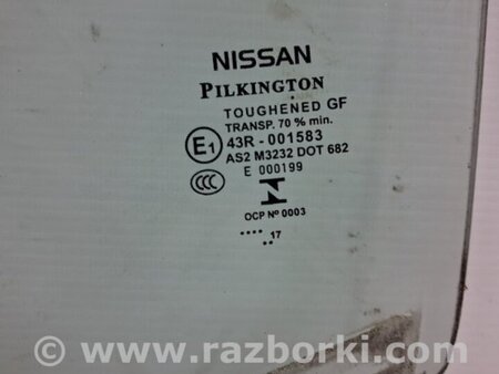 ФОТО Стекло двери заднее левое для Nissan Qashqai/Roque Sport (2014-2017) Киев