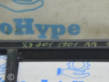 ФОТО Уплотнитель стекла с молдингом задний правый для BMW X3 G01 Одесса