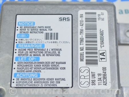 ФОТО Модуль srs airbag компьютер подушек безопасности для Honda Clarity PHEV (04.2017-...) Одесса