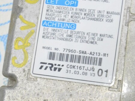 ФОТО Модуль srs airbag компьютер подушек безопасности для Honda CR-V (07-11) Одесса