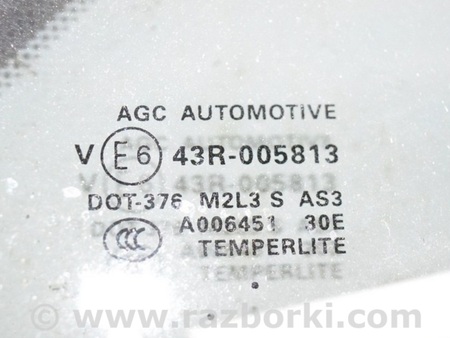 ФОТО Форточка (глухое стекло) задняя правая для Infiniti QX60/JX35 Одесса