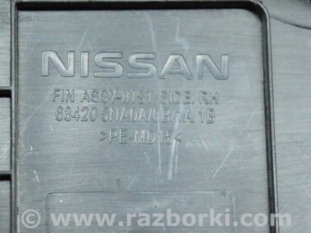 ФОТО Накладка торпеды боковая прав QX50 19- 684205NA0A для Infiniti QX50 Одесса