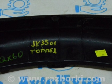 ФОТО Накладка торпеды под упр климат контролем темное дерево для Infiniti QX50 Одесса