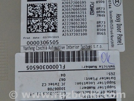 ФОТО Накладка декоративная под дерево двери перед лев для Mercedes-Benz GLC X253 Одесса