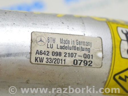 ФОТО Патрубок интеркулера верхний для Mercedes-Benz GL-CLASS X164 (06-12) Одесса