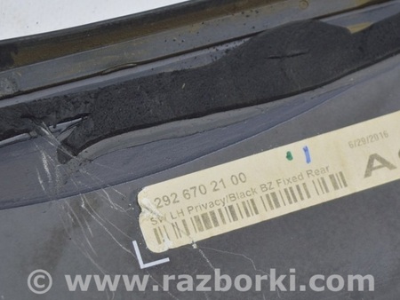 ФОТО Форточка (глухое стекло) задняя левая для Mercedes-Benz W292/C292 (GLE Coupe) Одесса