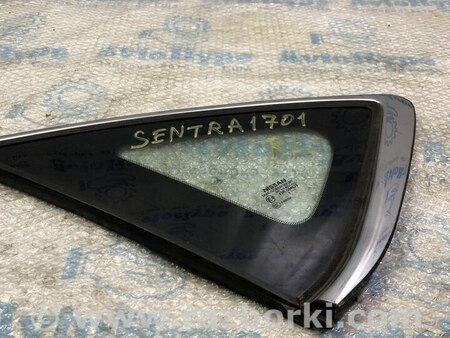 ФОТО Форточка (глухое стекло) задняя левая для Nissan Sentra B17 (12-19) Одесса