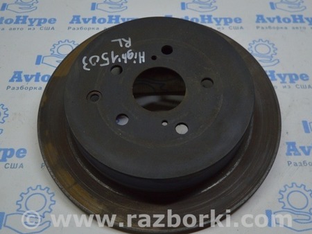 ФОТО Диск тормозной зад лев для Toyota Highlander (13-19) Одесса