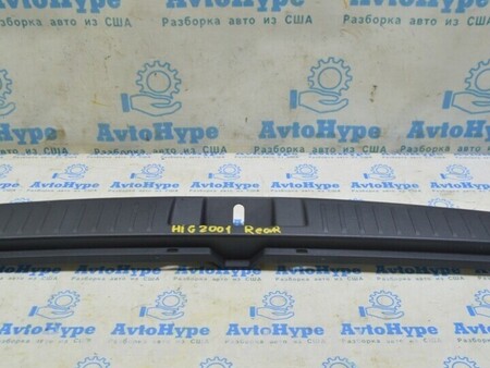 ФОТО Накладка проема багажника черная для Toyota Highlander (2019-) Одесса