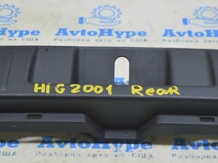 ФОТО Накладка проема багажника черная для Toyota Highlander (2019-) Одесса