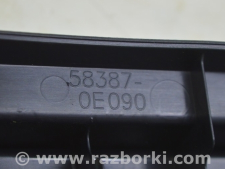 ФОТО Накладка проема багажника черная для Toyota Highlander (2019-) Одесса