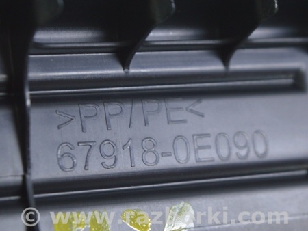 ФОТО Накладка порога задняя левая черная для Toyota Highlander (2019-) Одесса