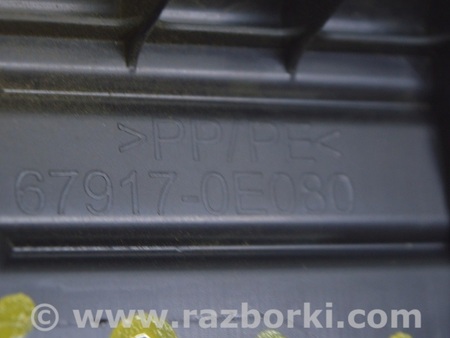 ФОТО Накладка порога задняя правая черная для Toyota Highlander (2019-) Одесса