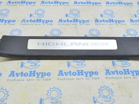 ФОТО Накладка порога передняя левая черная для Toyota Highlander (2019-) Одесса