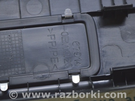 ФОТО Накладка порога передняя левая черная для Toyota Highlander (2019-) Одесса