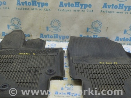 ФОТО Комплект ковриков салона резина черный для Toyota Highlander (2019-) Одесса