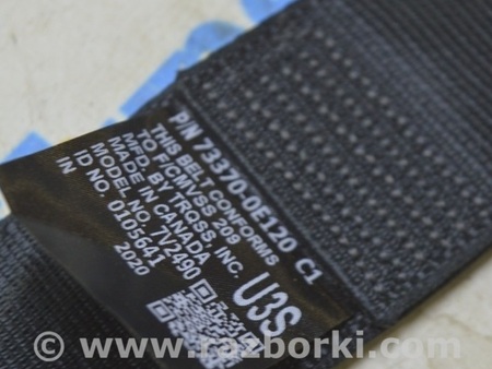 ФОТО Ремень безопасности ряда задний левый для Toyota Highlander (2019-) Одесса