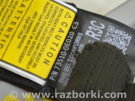 ФОТО Ремень безопасности ряда в потолке для Toyota Highlander (2019-) Одесса