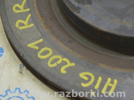 ФОТО Диск тормозной задний правый для Toyota Highlander (2019-) Одесса