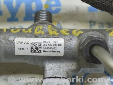 ФОТО Топливная рейка правая с датчиком для Volkswagen Touareg (18-...) Одесса